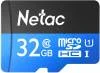 ����� ������ 32Gb MicroSDXC Class10 Netac NT02P500STN-032G-R P500 + adapter ����