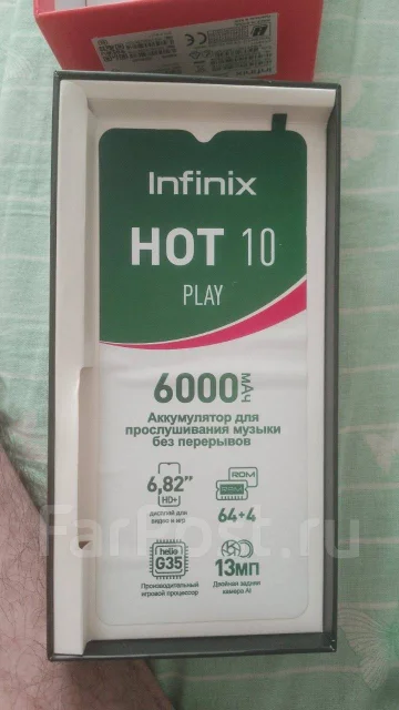 Infinix HOT 10 Play G35. �/�, 64 �� ����