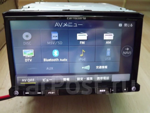 Pioner Carrozzeria avic rz-801 sd dvd usb aux bluetooth Япония