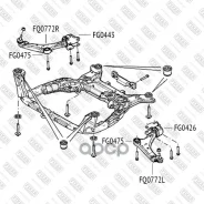 ����� �������� ������ LAND Rover Freelander 2 (2007) [178Fixarfq0772R] FQ0772R ����