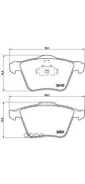 ������� ��������� �������� �������� FORD Europa S-MAX /Volvo V70 [178Brembop24077] P24077 ����