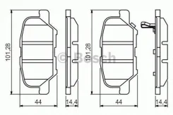 ������� ��������� ������ �������� �������� Mitsubishi ASX (2010-2016) [178Bosch986495358] 986495358 ����