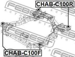 ����������� �������� ����� Chevrolet Captiva (C100) (2006-2010) [178Febestchabc100F] CHABC100F ����