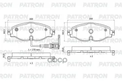 ������� ��������� �������� �������� VW GOLF VII (2012)/AUDI A3 [8V] (2013) � �������� [178Patronpbp1307] PBP1307 ����