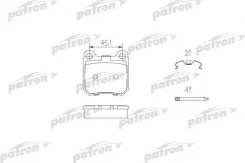 ������� ��������� ������ �������� �������� OPEL Omega A / SAAB 900/9-5 L(����� ���. )=45mm ! [178Patronpbp525] PBP525 ����