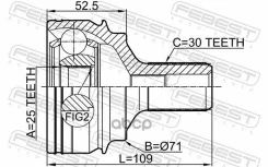 ���� �������� �������� Mercedes BENZ W204 (2007) 25x71x30 [178Febest1610221] 1610221 ����