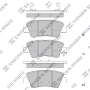 ���� ��������� ��������! Hyundai Accent, KIA Rio 1.4/1.6/1.5CRDi 05 [178Hiqsd2039] SD2039 ����