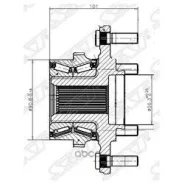 ��������� ���� Mitsubishi Pajero 06-20 / Montero 06- (������=�����/ �������) [178Satst3880A015], �����/������ �������� ST3880A015 ����