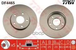 ���� ��������� �������� ������������� FORD Focus C-MAX/ Focus II/ Volvo S40/V50 04 15/ 278�� [178Trwdf4465] DF4465 ����