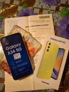 Samsung Galaxy A34 5G. �/�, 128 ��, �������, 5G, Dual-SIM, ����������, NFC ����
