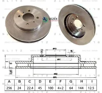 ���� ��������� Mitsubishi Lancer 03- ������. Blitz BS0518 BS0518 ����