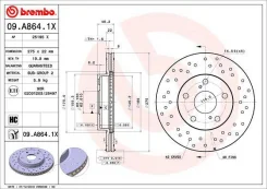 ���� ��������� toyot 09a8641x Brembo 09A8641X ����