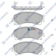 ������� ����. ����. ������. Infiniti Q50 14- (D1736) (HI-Q Severe DUTY) Sangsin Brake SP1714SD SP1714SD ����