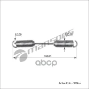 ���������� ������� �������! 180x20x3.6 BPW SN300 Mansons ���. 300068 300068 ����