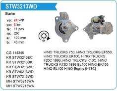 ������� HINO EK100, K13C Ranger, Trucks 750 MH 11T Krauf STW3213 ����