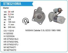 ������� Nissan ED33 24V, 3,2kw KR Krauf STM3210YJ ����