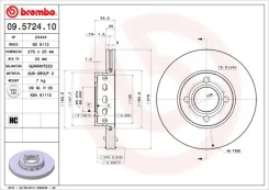09.5724.10_���� ���� 09572410 Brembo 09572410 ����