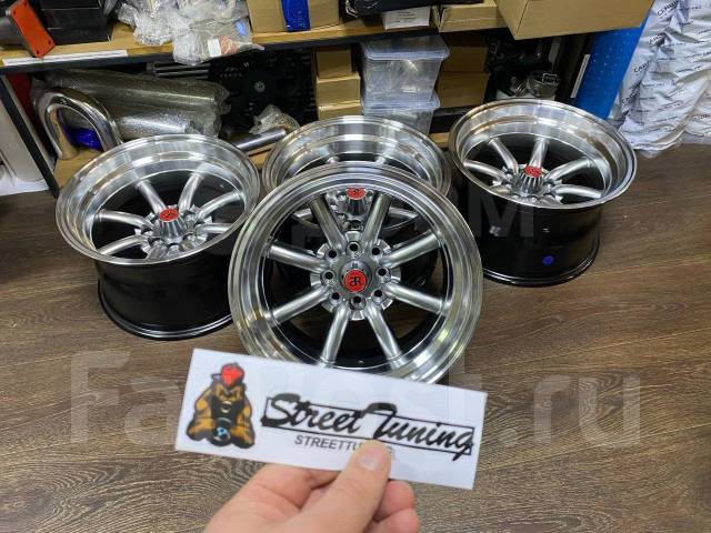Новые диски Watanabe RS R15 J9 ET(-13) 4X100/4X114.3 Темное серебро, 15 ...