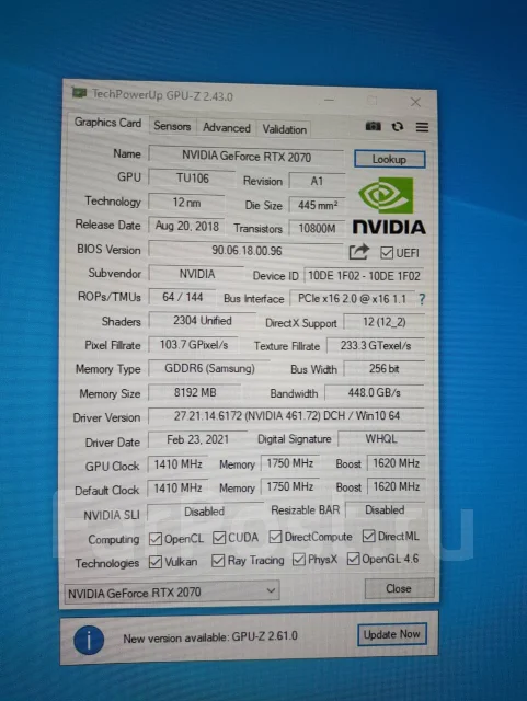 GeForce RTX 2070 ����