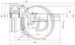 ���� ������� ABS JD JCT0066A JCT0066A ����
