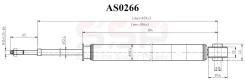 ����������� 343431 (AS0266) SSP /REAR VITZ, Platz, Yaris SCP10 2WD 00-06/ SSP [AS0266], ������ AS0266 ����