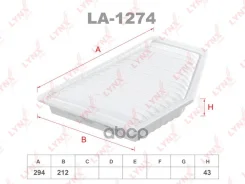 ������ ��������� LYNXauto ���. LA1274 LA1274 ����
