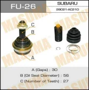 ���� �������� �������� FU-26 ��� Subaru �������� ������������� Masuma ����� 28021-AC210 28021-AC200 28091-AC120 28392-FE020 0810-026A44 28393-FE050 FU...