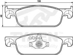 ������� ��������� ��������, �������� Lada Xray 16 Renault Logan II 13, Sandero II 13, Clio IV, V Tyren ���. TYR1218011 TYR1218011 ����