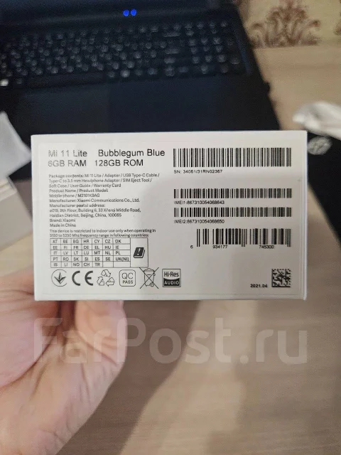 Xiaomi 11 Lite. �/�, 128 ��, �����, 3G, 4G LTE, NFC ����