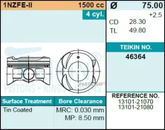 ������� ��������� Teikin 46364 STD (4��/����) 46364STD ����