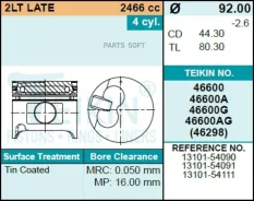 ������ ��� / Teikin ��� Toyota Mark Hilux 1992-2005 JZX9# KZN130; d=29; 46600-STD; 46600 46298 131015409001 Teikin 46600STD 46600STD ����