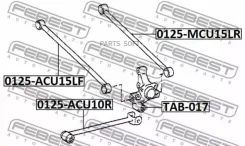 ���� ���������� | ��� ����/��� | Febest 0125MCU15LR 0125MCU15LR ����