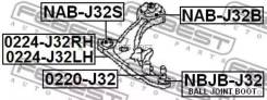     () |  / | Febest NAB-J32B NABJ32B 