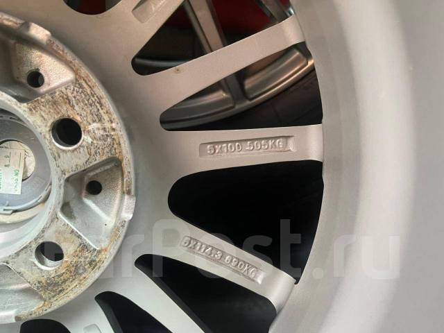 G-Mach. 6.0x15", 5x100, ET43,  73,1. 