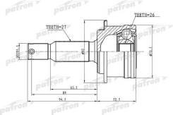    27x57x26 Mitsubishi Outlander CW 06-12 Patron PCV1393 PCV1393 