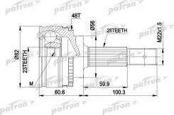   - 26x56x23 ABS:48T Toyota: Avensis 1.8 VVT-I 00-03, Avensis 1.8 VVT-I  00-03 Patron PCV1483 PCV1483 
