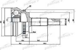     ABS 26x63.1x27 ABS:48T Toyota Camry ACV40/GSV40 06- Patron PCV1559 PCV1559 