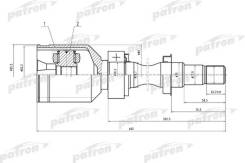    20x35x23 Toyota Carina E AT190/ST191/CT190 92-97 Patron PCV1567 PCV1567 
