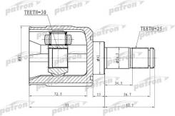   25X41X30 Mitsubishi Lancer/Mirage CK 95-00 Patron PCV1746 PCV1746 