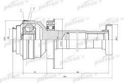    - 26x50x28 VW: Transporter T5/Multivan T5 1.9TDI Patron PCV4837 PCV4837 