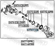 ������� ��������� Mitsubishi Outlander (GF) 2012-/ASX 2010-2016 ���. ����. Febest 0477GFRR 0477GFRR ����
