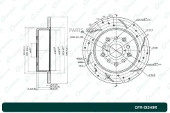���� ��������� ��������������� G-brake GFR-01349R ������ GFR01349R ����