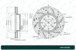 ���� ��������� ��������������� ������������� G-brake GFR-02253L ����� GFR02253L ����