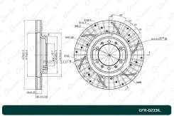 ���� ��������� ��������������� ������������� G-brake GFR-02331L ����� GFR02331L ����