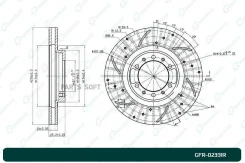���� ��������� ��������������� ������������� G-brake GFR-02331R ������ GFR02331R ����