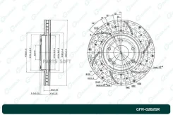 ���� ��������� ��������������� ������������� G-brake GFR-02826R ������ GFR02826R ����