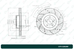 ���� ��������� ��������������� ������������� G-brake GFR-02828R ������ GFR02828R ����