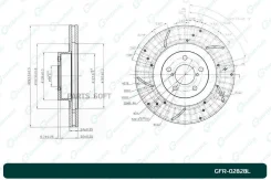 ���� ��������� ��������������� ������������� G-brake GFR-02828L ����� GFR02828L ����
