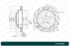 ���� ��������� ��������������� ������������� G-brake GFR-02950L ����� GFR02950L ����