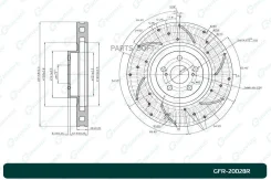 ���� ��������� ��������������� ������������� G-brake GFR-20028R ������ GFR20028R ����